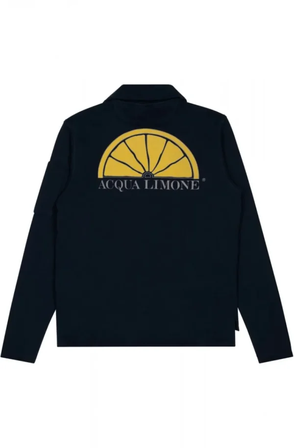 ACQUA LIMONE - High Neck Button Dark Navy Online