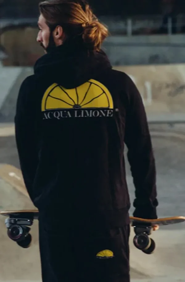 ACQUA LIMONE - Hood Jacket Print Black Online