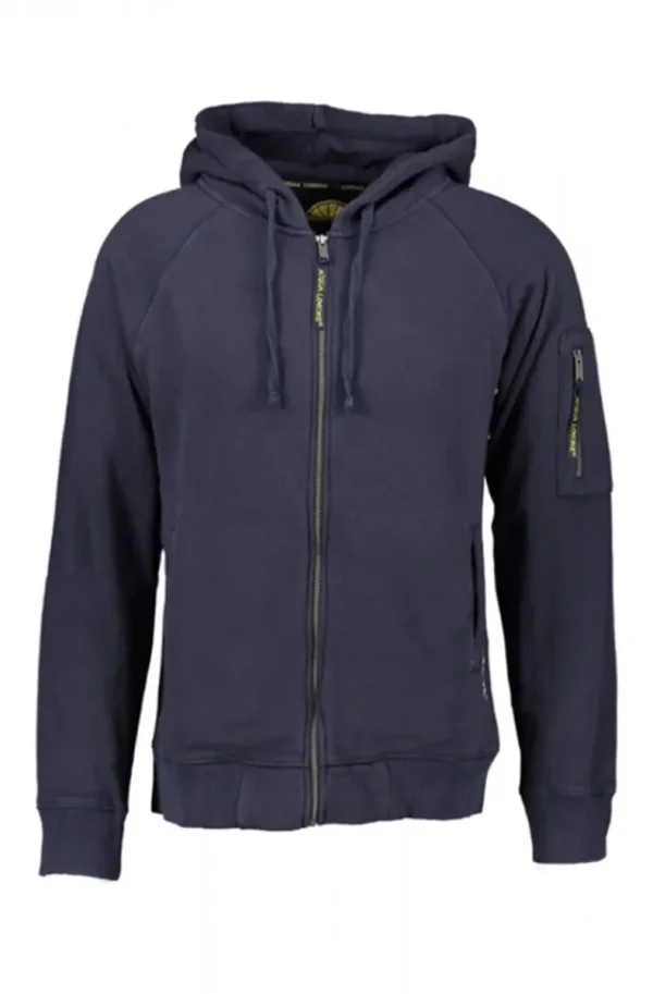 ACQUA LIMONE - Hood Jacket Print Dark Navy Hot