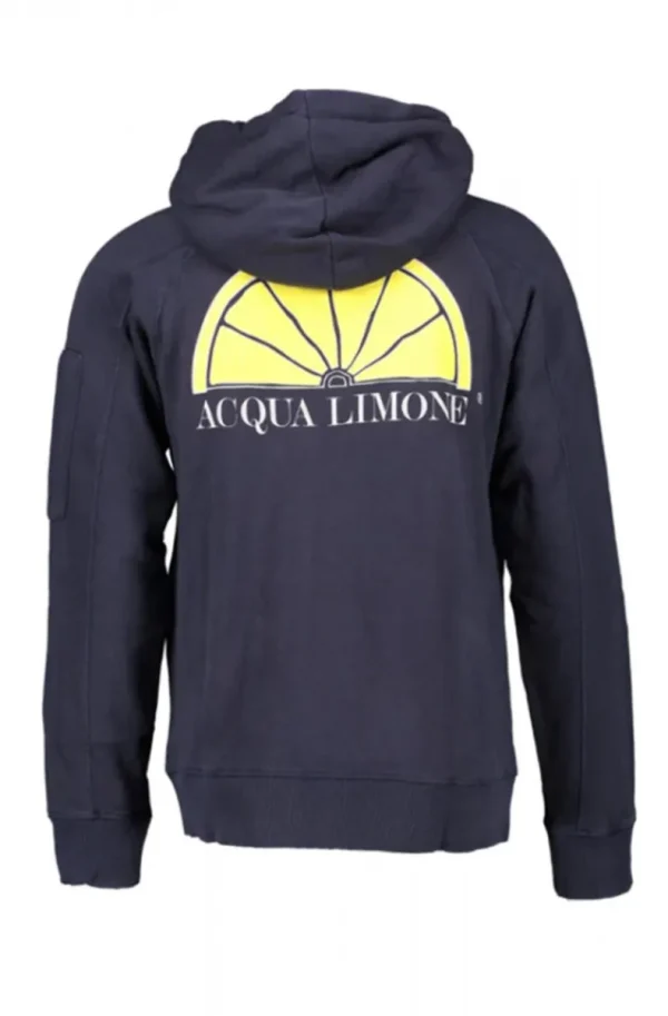 ACQUA LIMONE - Hood Jacket Print Dark Navy Hot