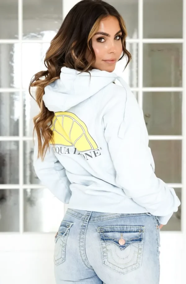 ACQUA LIMONE - Hood Sweat Ice Blue Sale