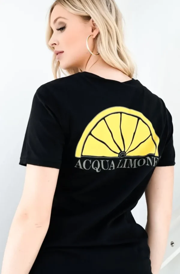 ACQUA LIMONE - T-shirt Classic Black Outlet