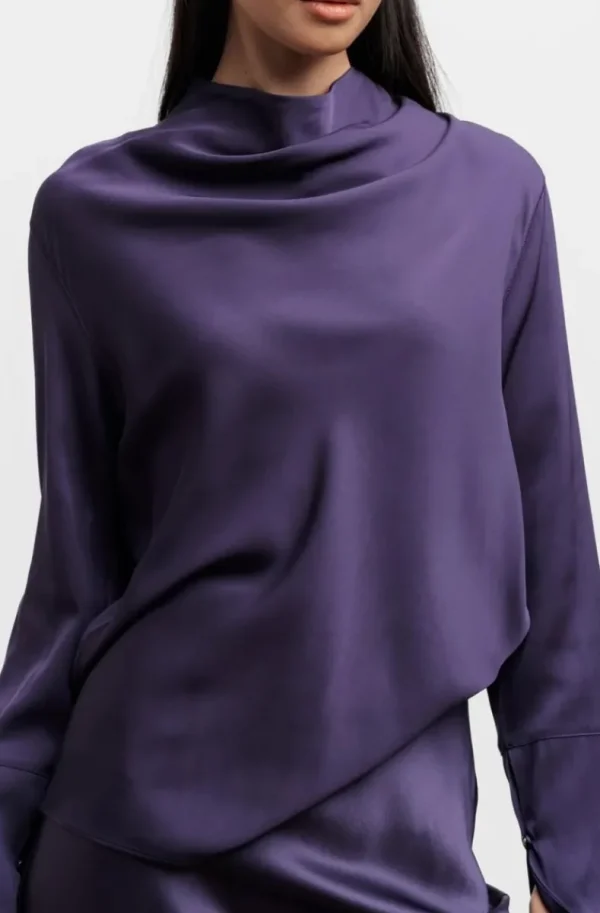 AHLVAR GALLERY - Ayumi Blouse - Plum New