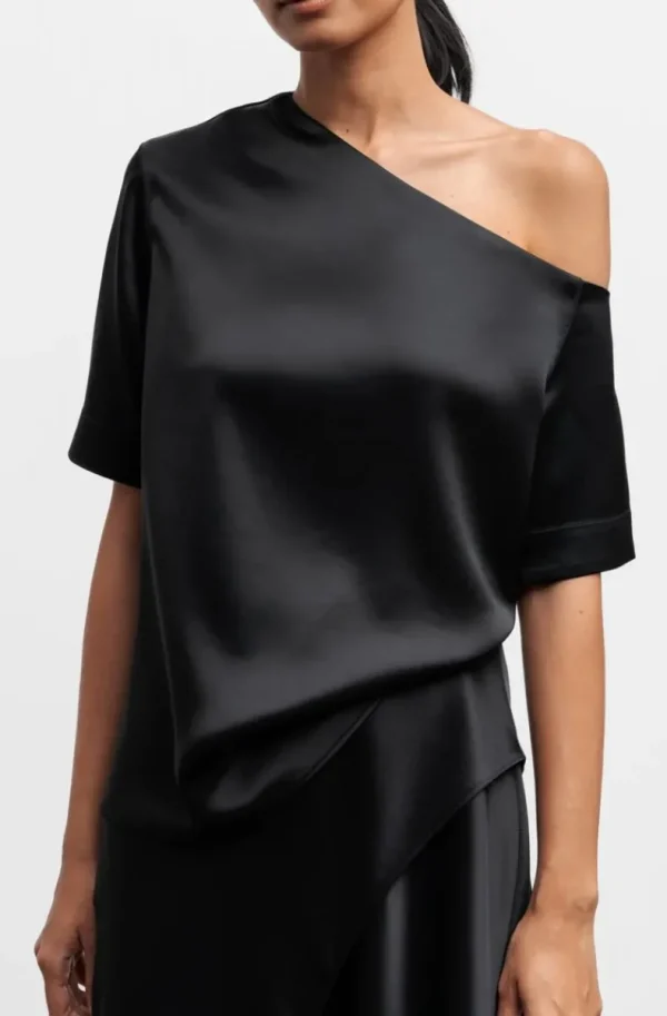 AHLVAR GALLERY - Chimy Blouse - Black Fashion