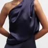 AHLVAR GALLERY - Elle Satin Tank - Plum Outlet