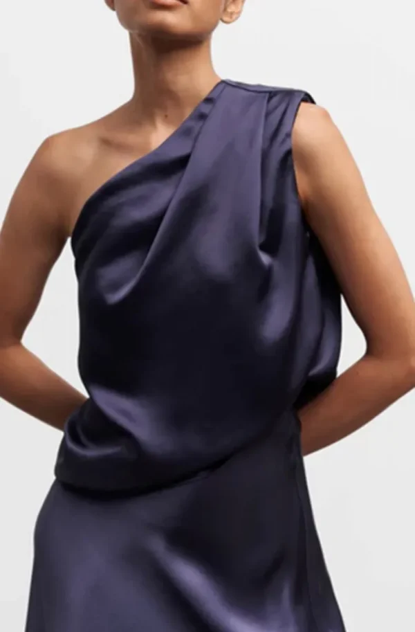 AHLVAR GALLERY - Elle Satin Tank - Plum Outlet