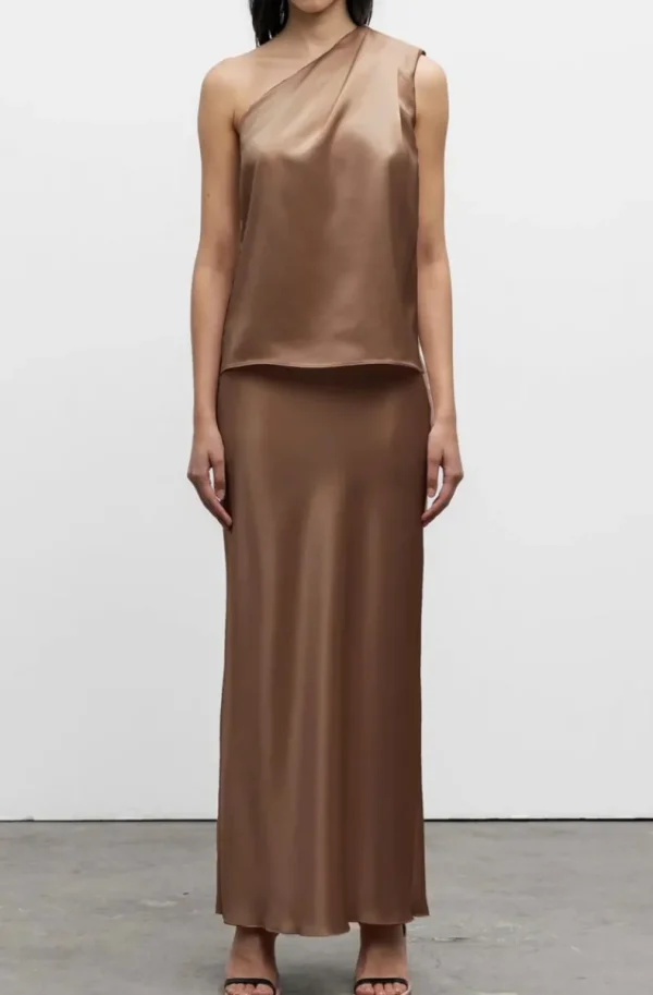 AHLVAR GALLERY - Elle Satin Tank Sand Outlet