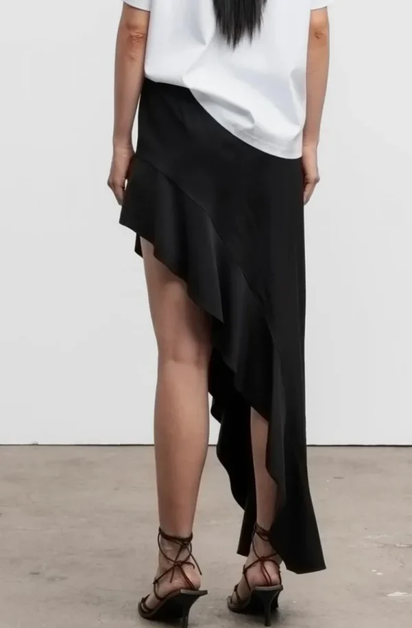 AHLVAR GALLERY - Hida frill Skirt - Black Online