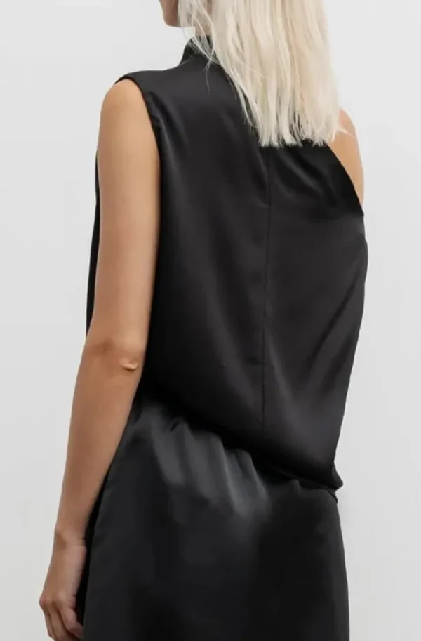 AHLVAR GALLERY - Lana Silk Tank Black Best