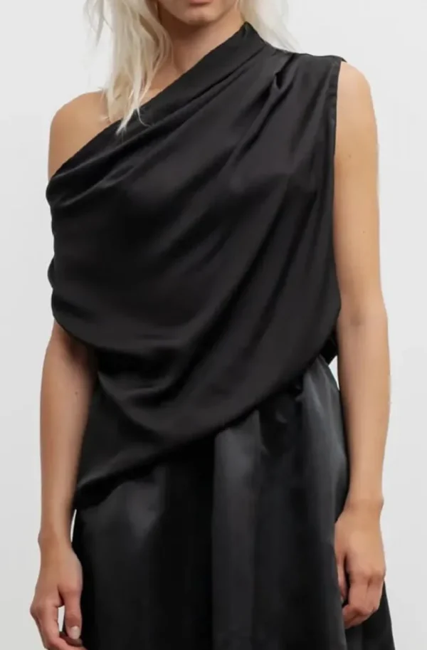 AHLVAR GALLERY - Lana Silk Tank Black Best