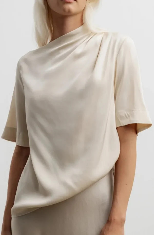 AHLVAR GALLERY - Lima Silk Tee Cream Best