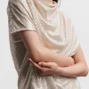 AHLVAR GALLERY - Milly Sequin Top - Cream Discount