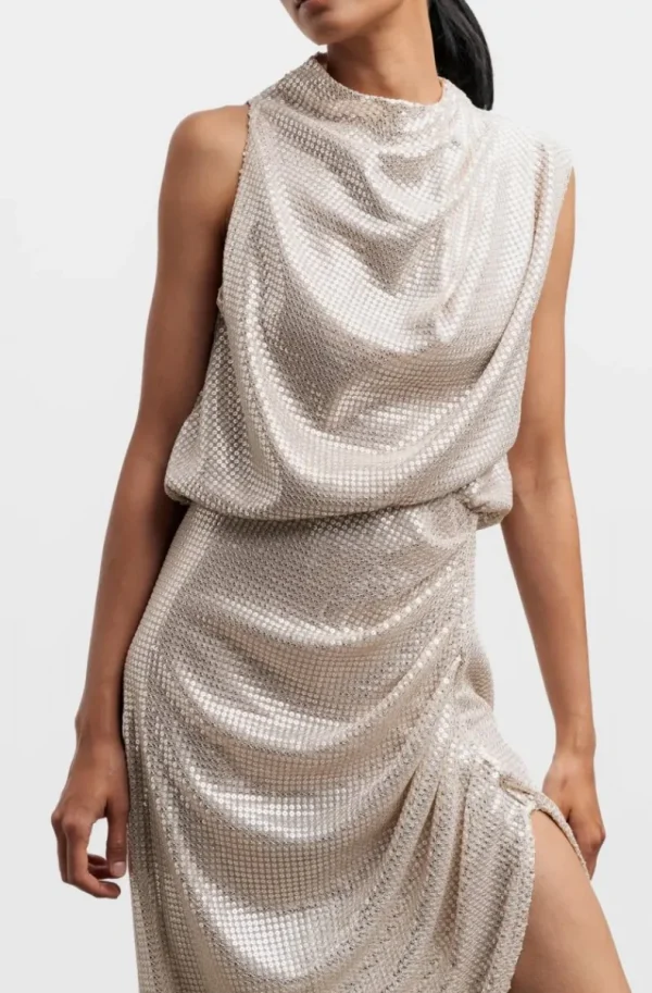 AHLVAR GALLERY - Tilda Sequin Dress - Cream Discount