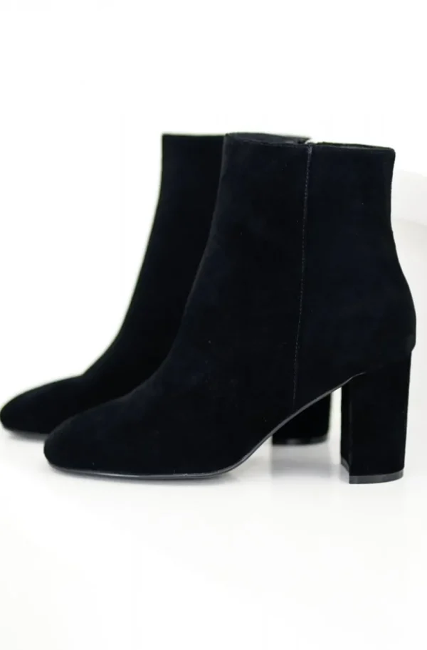 BIBI LOU - Stella Suede Boots Black Clearance