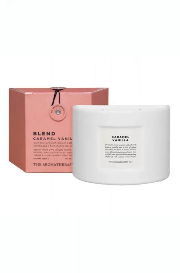 BLEND - Caramel Vanilla Boxed Candle Outlet