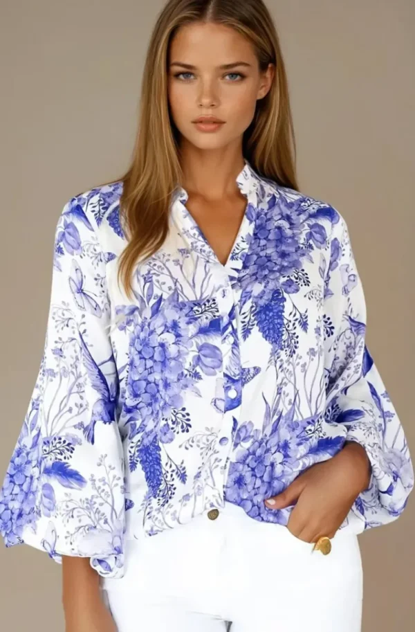 BLOND HOUR - Alyssa Blouse - Blue Bird Fashion