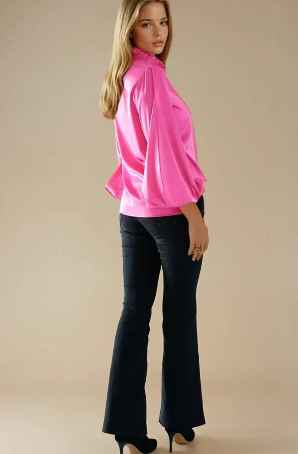 BLOND HOUR - Aurora Blouse - Cerise New