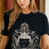 BLOND HOUR - Buddha Tshirt - Black Outlet