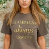 BLOND HOUR - Champagne t-shirt - Choco Gold Best