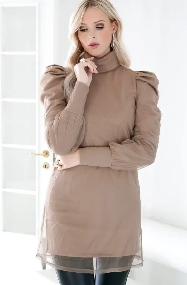 BLOND HOUR - Devotion Dress - Taupe Fashion