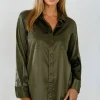 BLOND HOUR - Ease Shirt - Olive Best