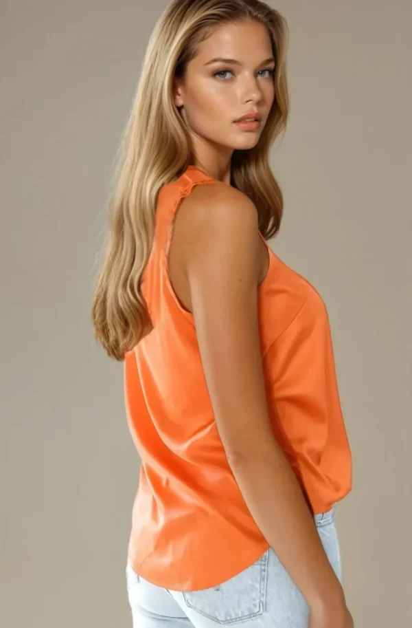 BLOND HOUR - Vanity Tank Top - Orange Fashion