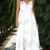 BLOND HOUR - Yasmine maxidress - White Best