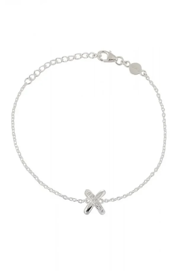 CAROLINA GYNNING JEWELRY - Cross My Heart Bracelet Silver Discount