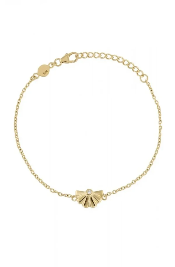 CAROLINA GYNNING JEWELRY - Sunfeather Bracelet Goldplated Outlet