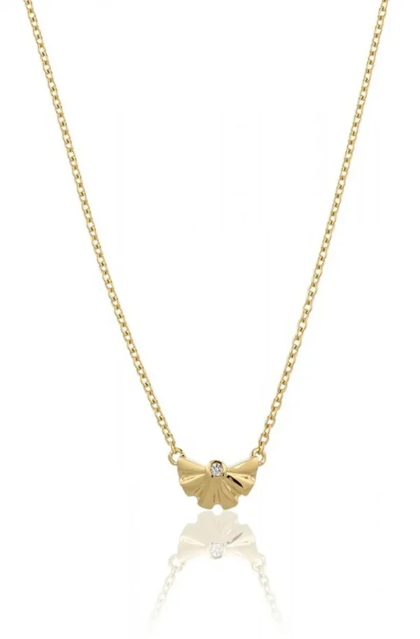 CAROLINA GYNNING JEWELRY - Sunfeather Necklace Goldplated Clearance