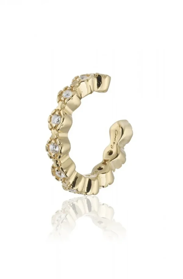 CAROLINA GYNNING JEWELRY - Time To Glow Mini Ear Cuff Goldplated Online