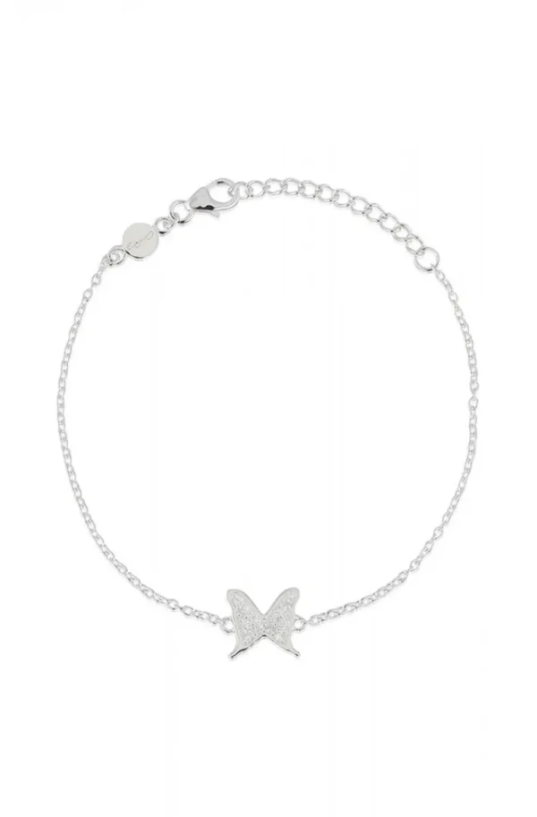 CAROLINA GYNNING JEWELRY - Petite Papillion Sparkling Bracelet Silver Clearance