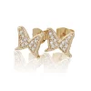 CAROLINA GYNNING JEWELRY - Petite Papillion Sparkling Earrings Goldplated Fashion