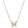 CAROLINA GYNNING JEWELRY - Petite Papillion Sparkling Necklace Goldplated Best