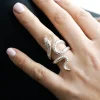 CAROLINA GYNNING JEWELRY - Snake Ring Silver Sale