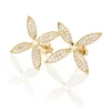 CAROLINA GYNNING JEWELRY - Sparkling Ellipse Earrings Goldplated Discount