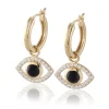 CAROLINA GYNNING JEWELRY - Devine Eye Earrings Goldplated Hot