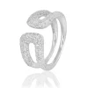 CAROLINA GYNNING JEWELRY - Classy Ring Silver Clear Best