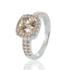 CAROLINA GYNNING JEWELRY - Glamorous Ring Silver Champagne Clearance