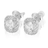 CAROLINA GYNNING JEWELRY - Glamorous Stud Earrings Silver Clear Outlet