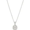 CAROLINA GYNNING JEWELRY - Glamorous Necklace Silver Clear Discount