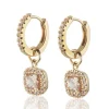 CAROLINA GYNNING JEWELRY - Glamorous Creol Earrings Goldplated Champagne Fashion