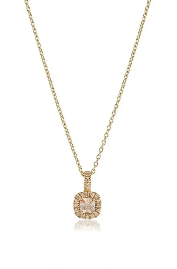 CAROLINA GYNNING JEWELRY - Glamorous Necklace Goldplated Champagne Clearance