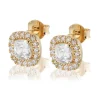 CAROLINA GYNNING JEWELRY - Glamorous Stud Earrings Goldplated Clear Clearance