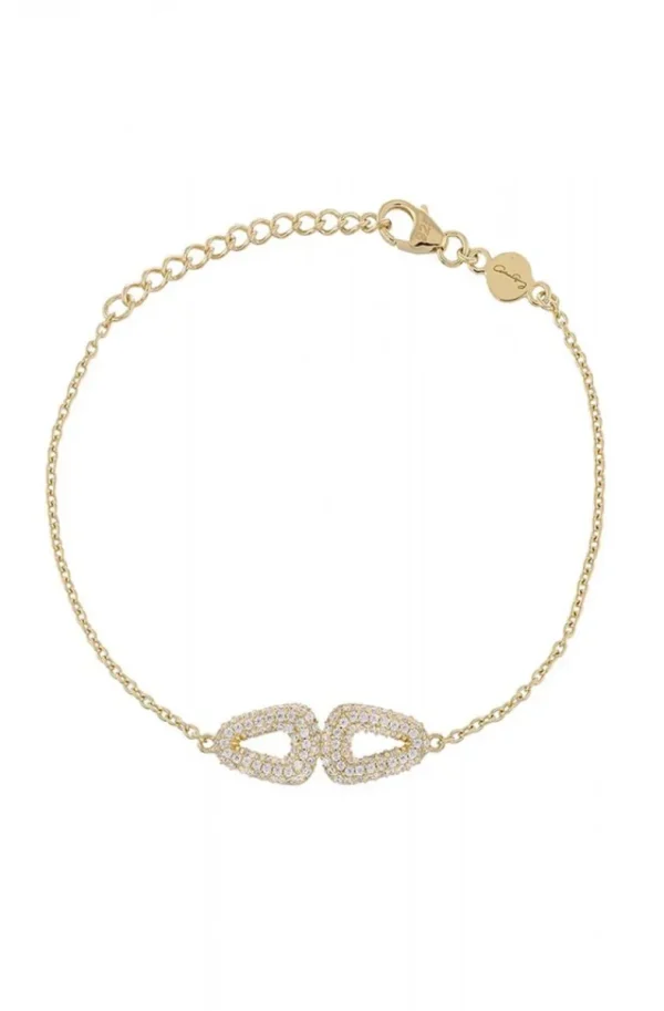 CAROLINA GYNNING JEWELRY - Classy Mini Bracelet Goldplated Hot