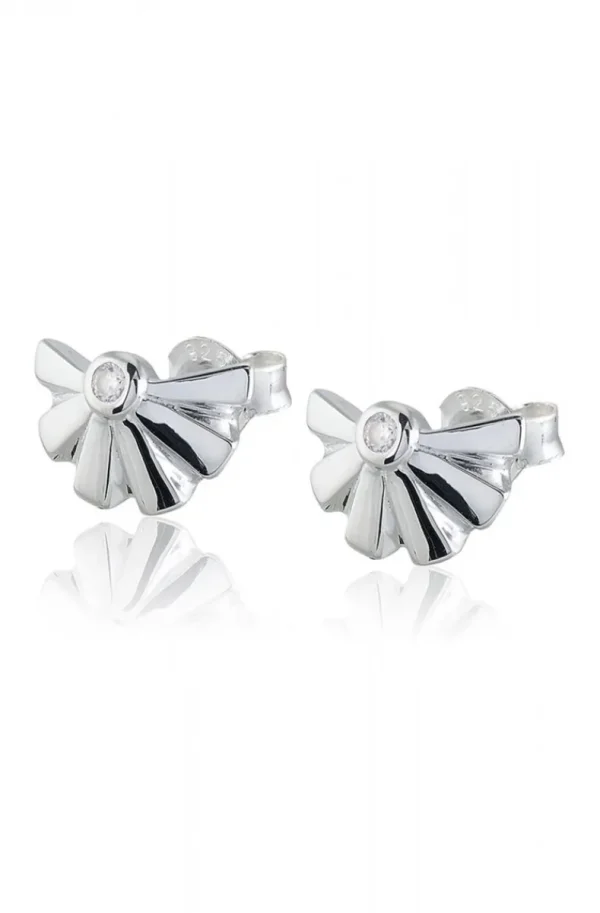 CAROLINA GYNNING JEWELRY - Sunfeather Earrings Silver Sale