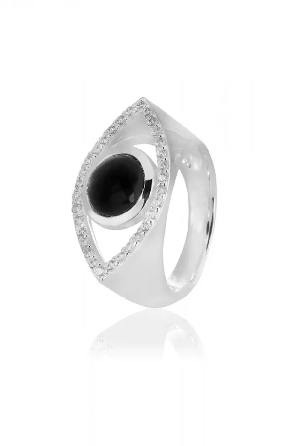 CAROLINA GYNNING JEWELRY - Devine Eye Ring Silver Sale