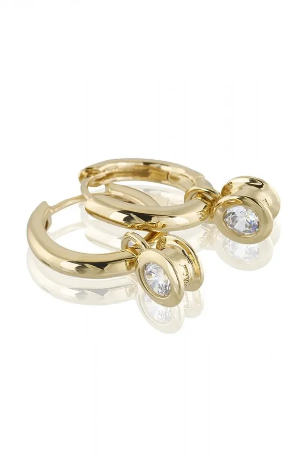 CAROLINA GYNNING JEWELRY - Älskad Earrings Creol Goldplated Best