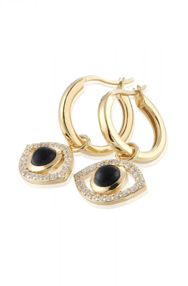 CAROLINA GYNNING JEWELRY - Devine Eye Earrings Goldplated Hot