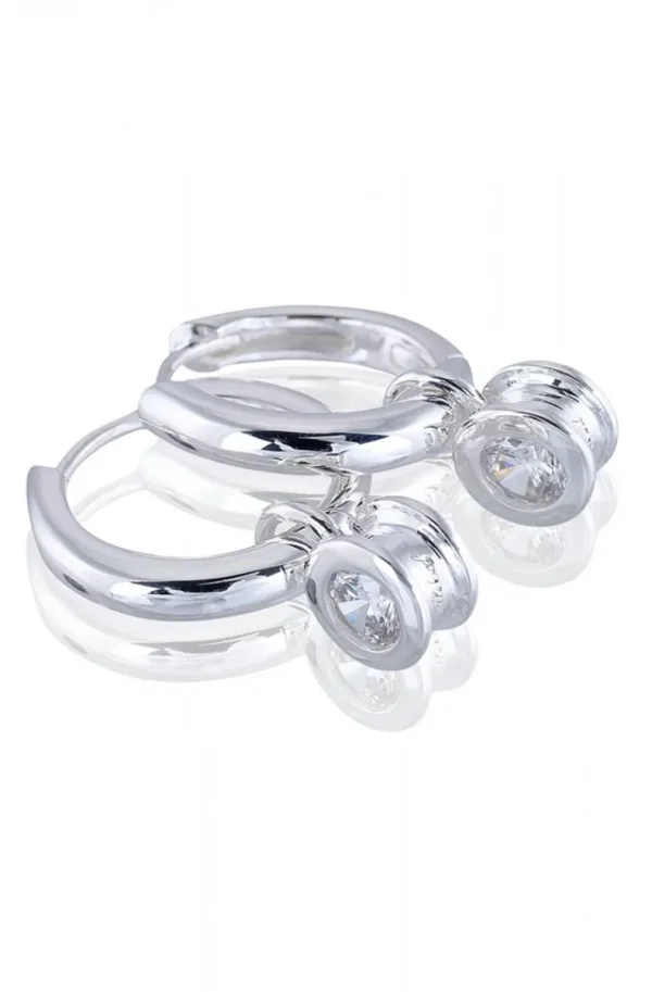 CAROLINA GYNNING JEWELRY - Älskad Earrings Creol Silver Fashion